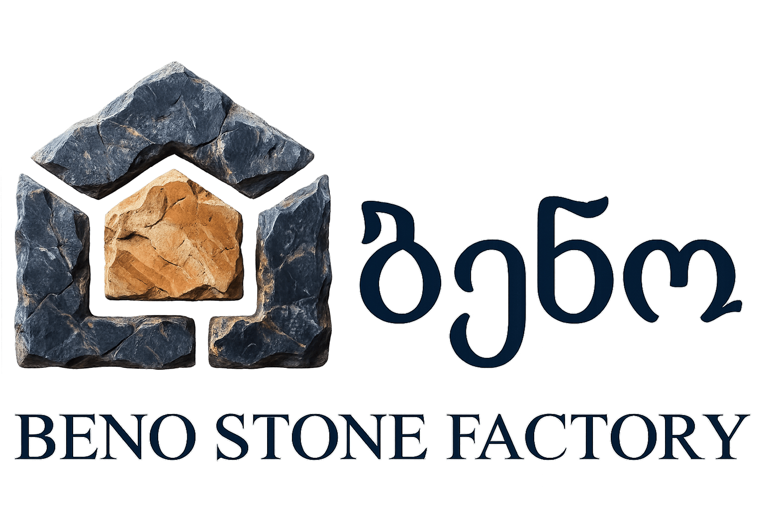 Beno Stone Factory logo design